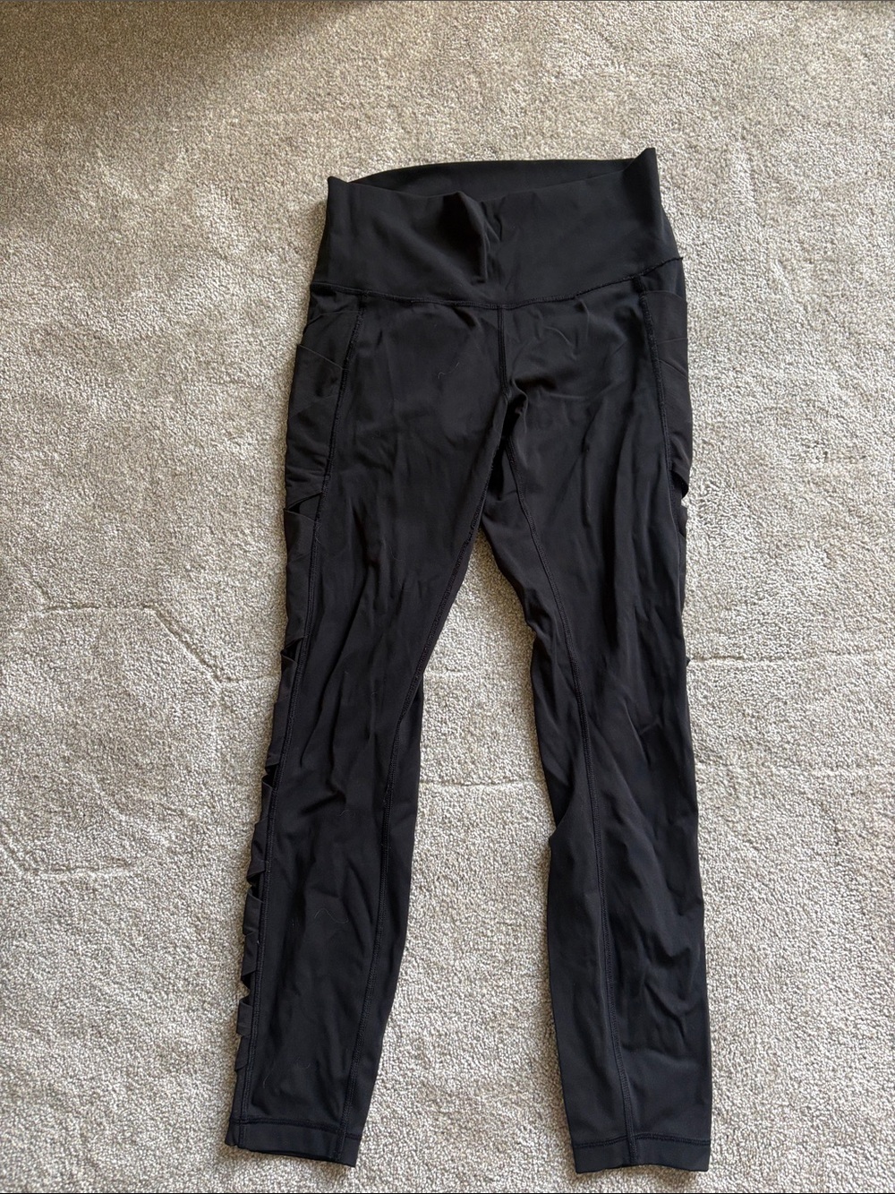 lululemon athletica Kids Black High-Rise Performance Leggings